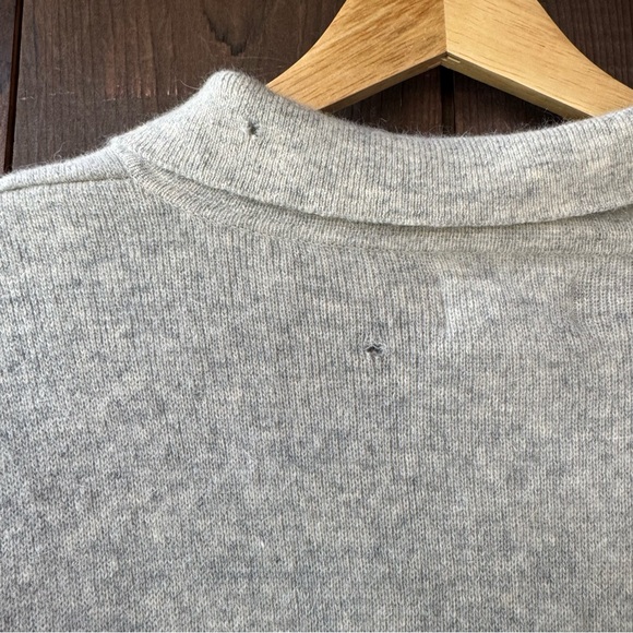 VINTAGE WOOL + ANGORA BUTTON-DOWN CARDIGAN - Picture 5 of 5